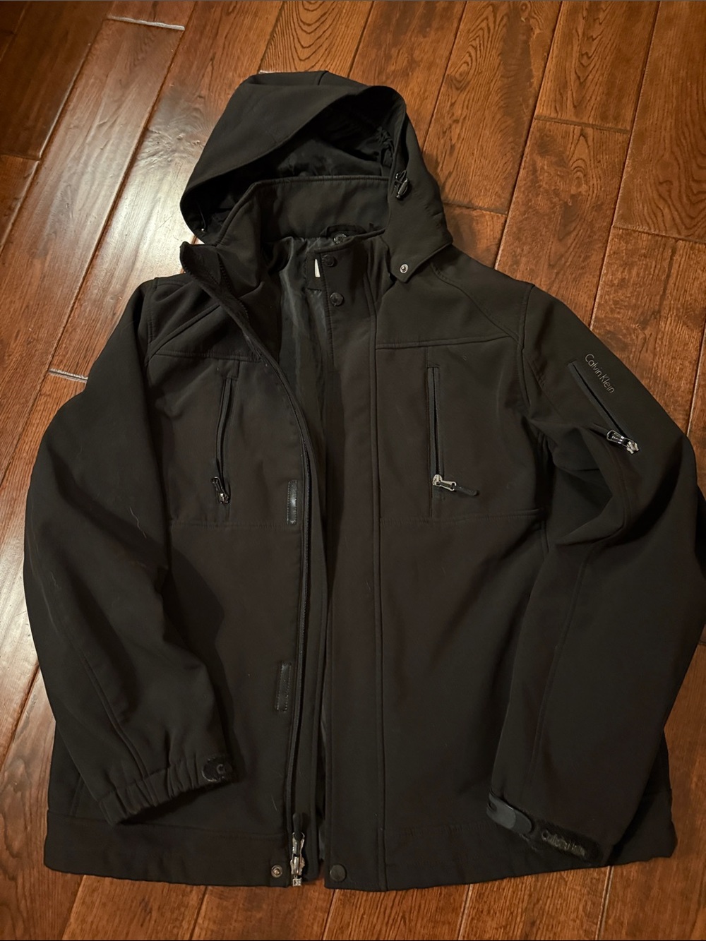 Men’s Calvin Klein Black Hooded Performance Jacket